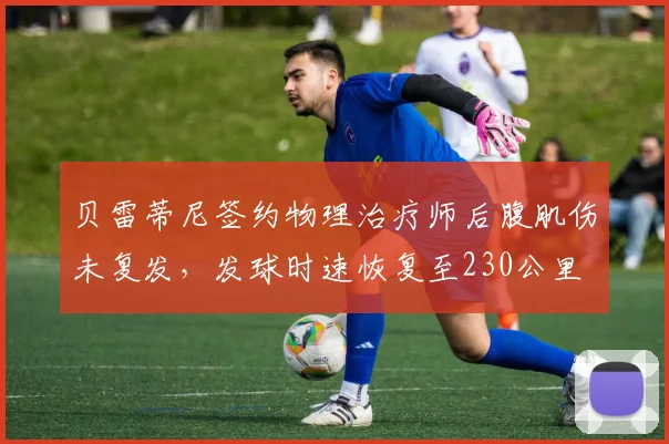 贝雷蒂尼签约物理治疗师后腹肌伤未复发，发球时速恢复至230公里